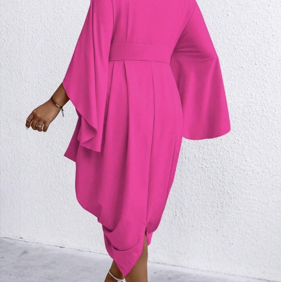 Pink Sleeve Dress - Picture 2 of 2